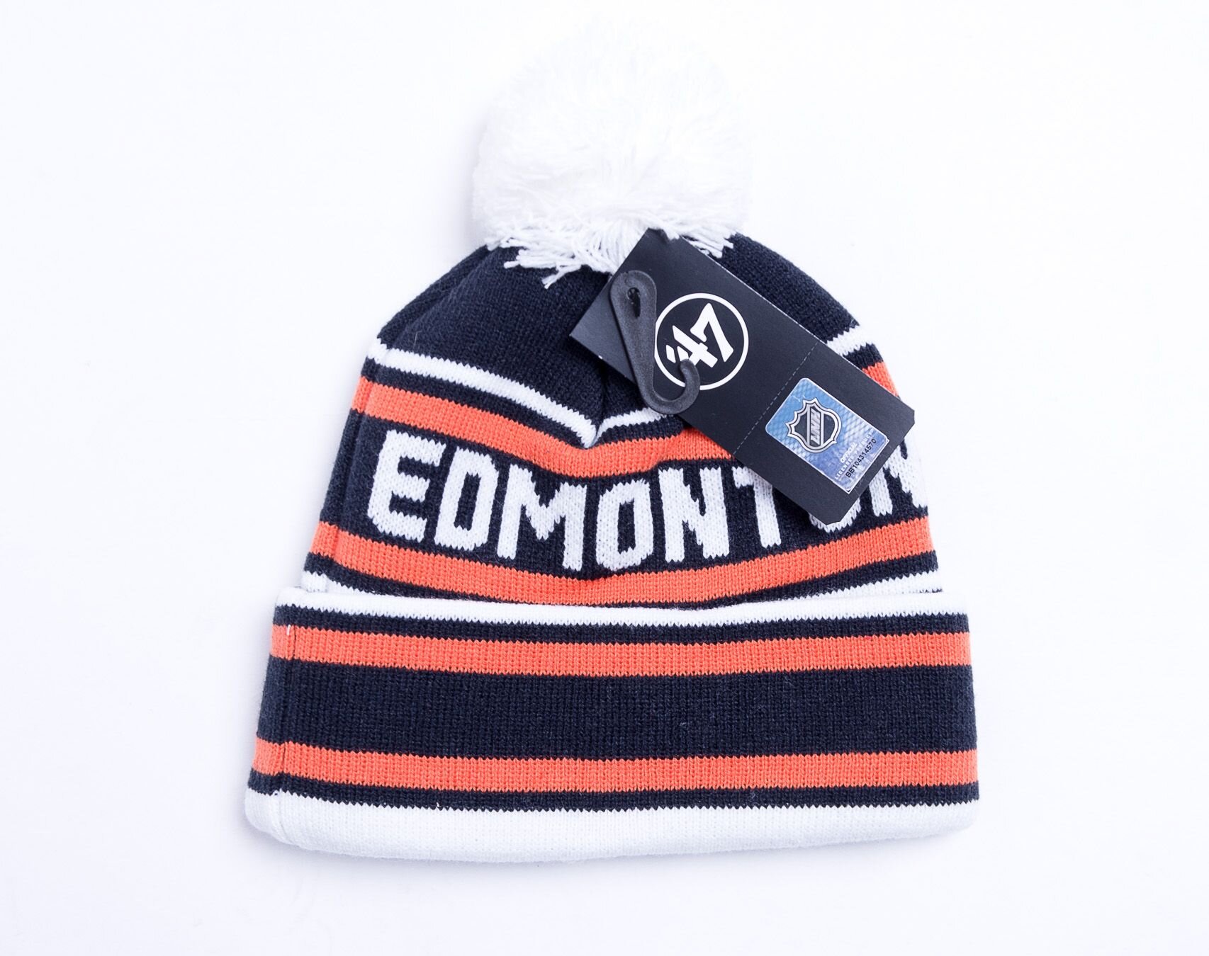 47 Brand NHL Edmonton - Oilers Beanie Winter Navy Cuff Knit Rockhill Snapbacks