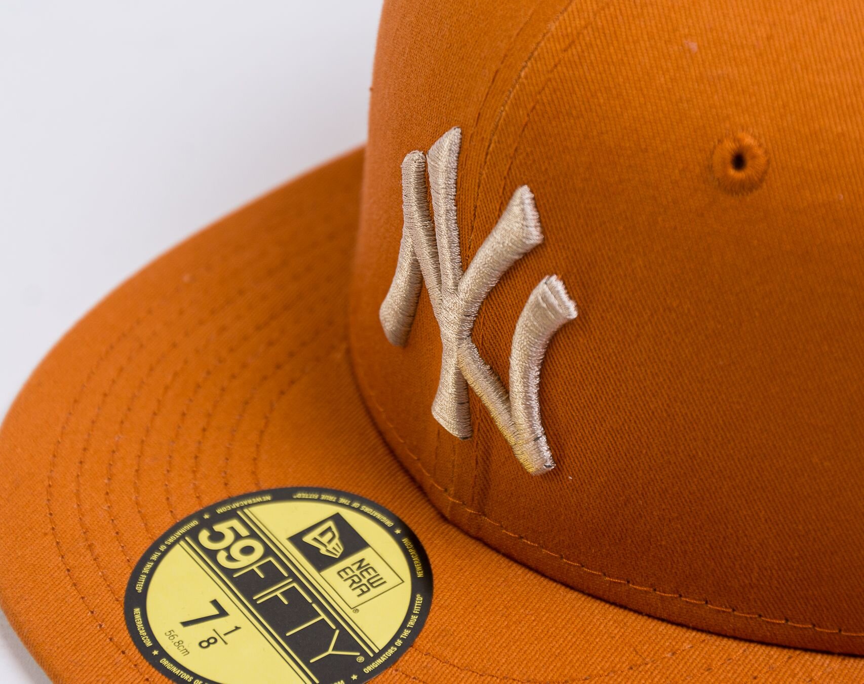 New York Yankees League Essential 59FIFTY Stone/Orange Fitted - New Era cap