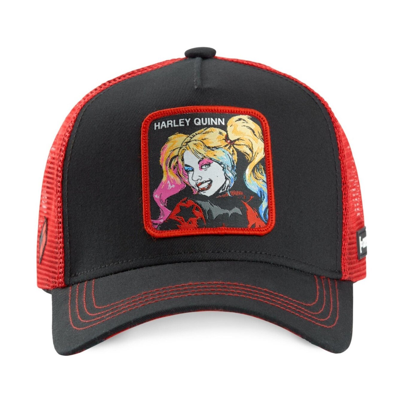 Capslab Trucker (DC Comics) Harley Quinn Black/Red HAR1 Cap - Snapbacks