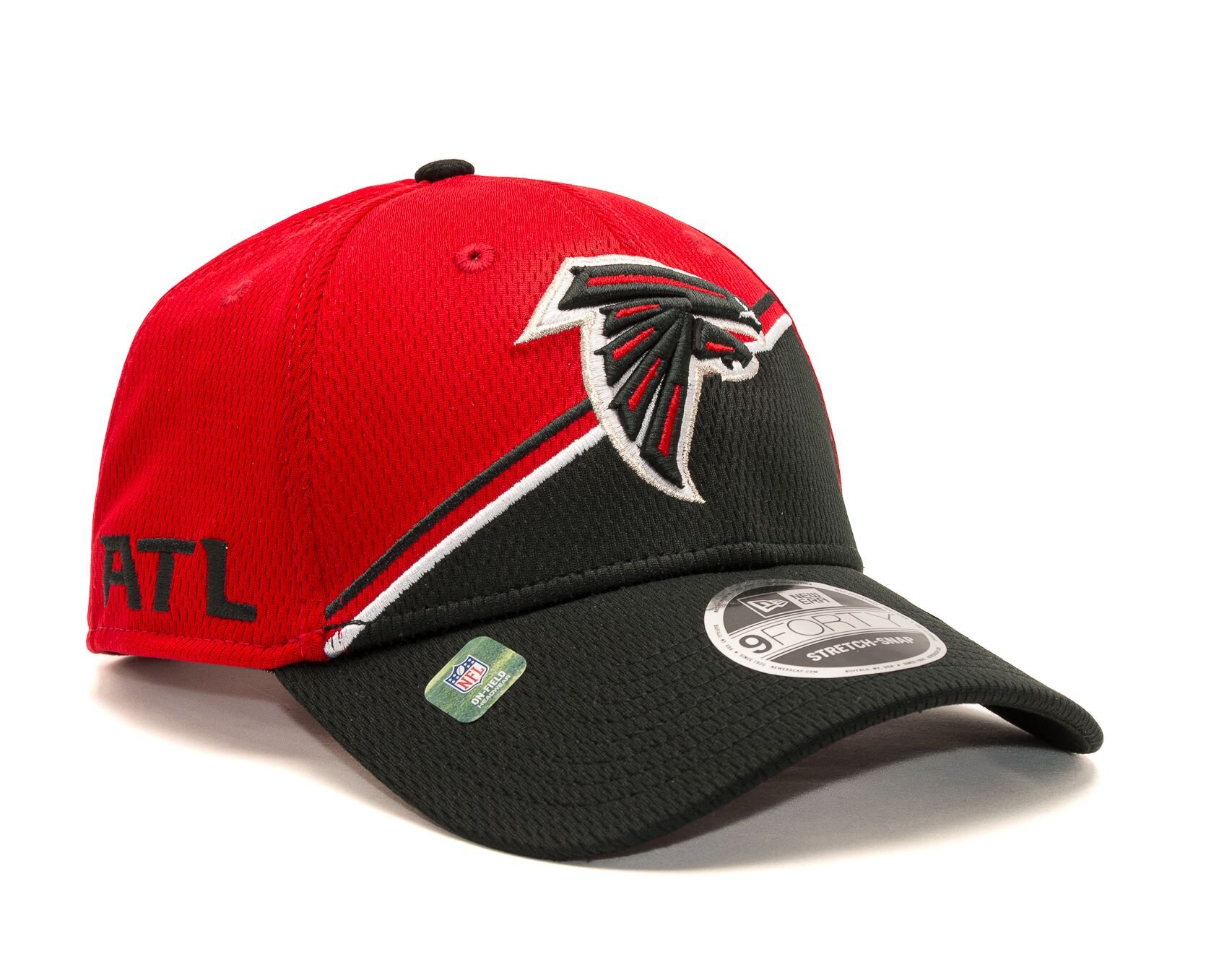 New Era Men's Atlanta Falcons 2023 Sideline Team Color 39Thirty Stretch Fit  Hat