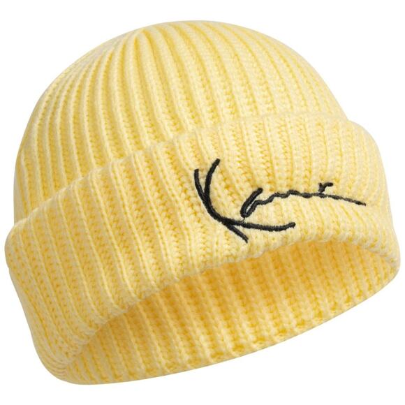 Karl Kani KK Signature Fisherman Beanie Light Yellow