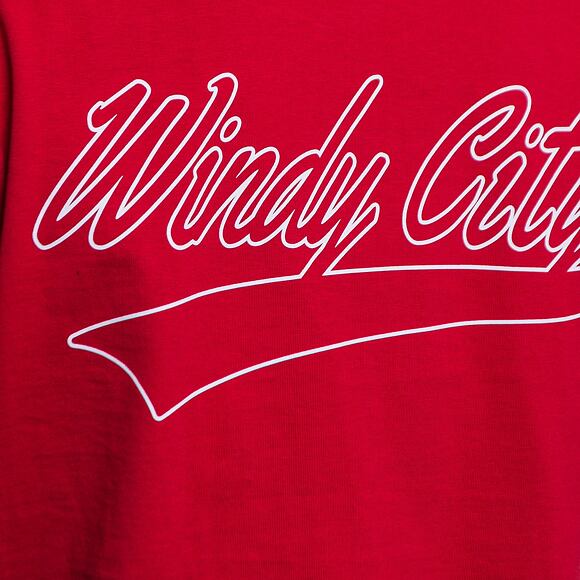 Mitchell & Ness Champ City S/S Tee Chicago Bulls Scarlet T-Shirt