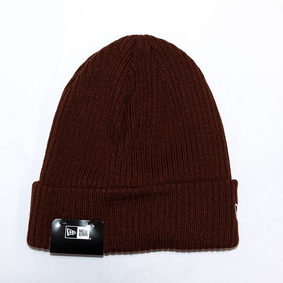 New Era Color Cuff Beanie Walnut Brown/White