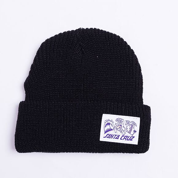 Santa Cruz Beach Bum Label Beanie Black