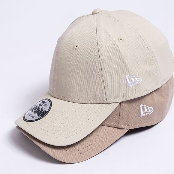 Kšiltovka New Era 9FORTY Seasonal Flag Logo - Ash Brown