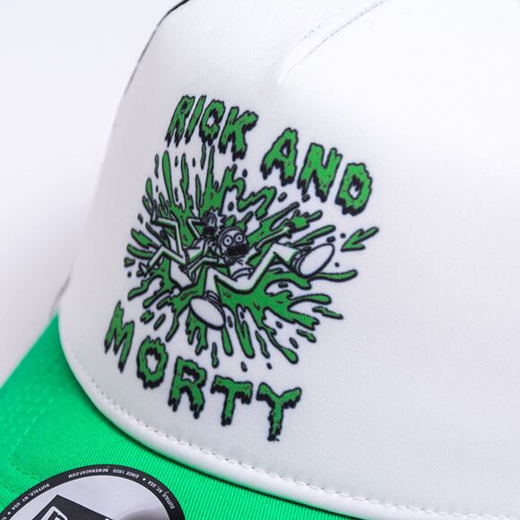 Kšiltovka New Era 9FORTY A-Frame Trucker Character Trucker Rick and Morty - Sour Green