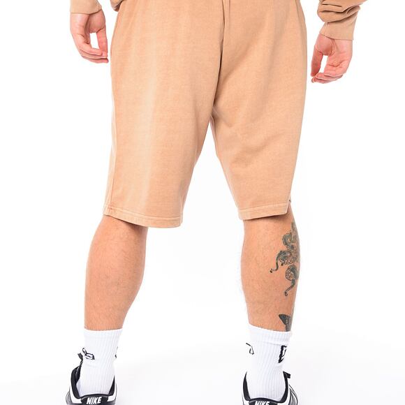 Kraťasy New Era Washed Shorts - Orange / White