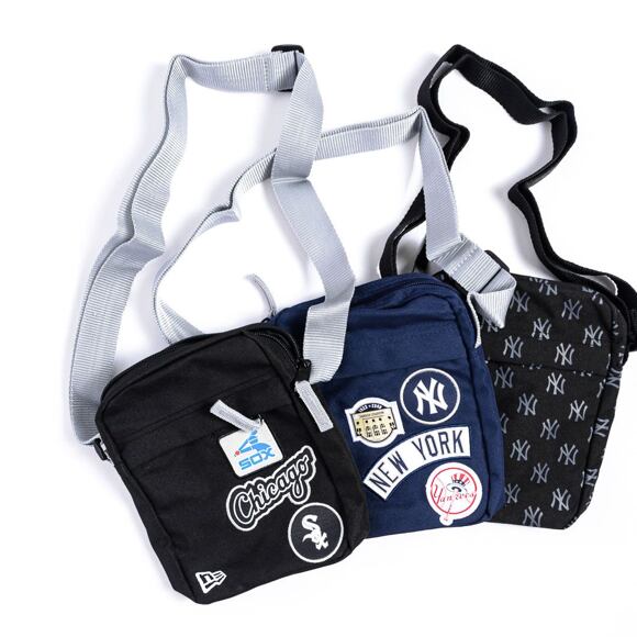 Taška New Era - Monogram Side Bag - NY Yankees - Black / Grey Heather