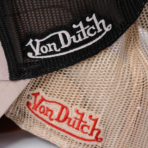 Kšiltovka Von Dutch - Trucker Kalmar - Cot Twill - Grey/ Black