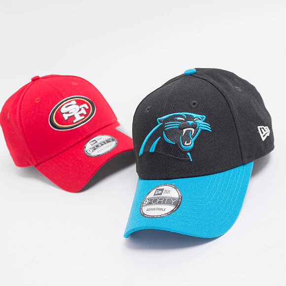 New Era The League Carolina Panthers 9FORTY Team Color Strapback Cap