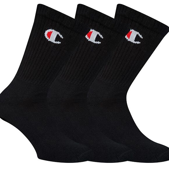 Champion Legacy Crew Socks 3-Pack CH0008QG-8UZ Black