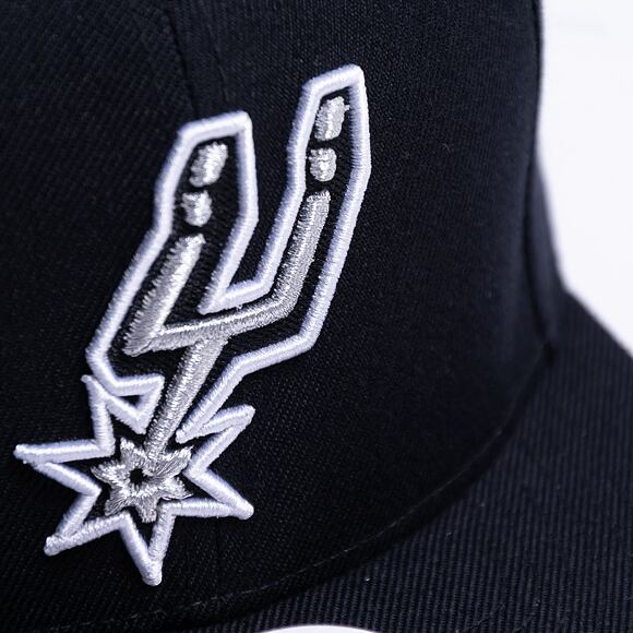 Mitchell & Ness Team Ground 2.0 Snapback San Antonio Spurs Black Cap