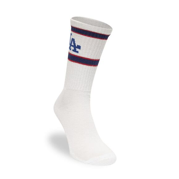 New Era MLB Premium Los Angeles Dodgers White Socks