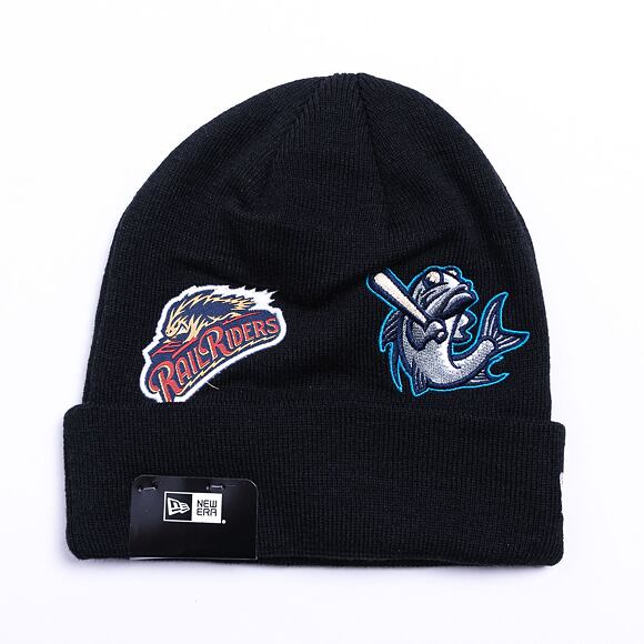 New Era Multi Patch Cuff Beanie SCRRAI Black