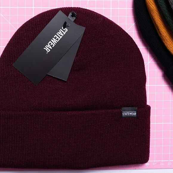 STATEWEAR Clint Beanie Bordeaux