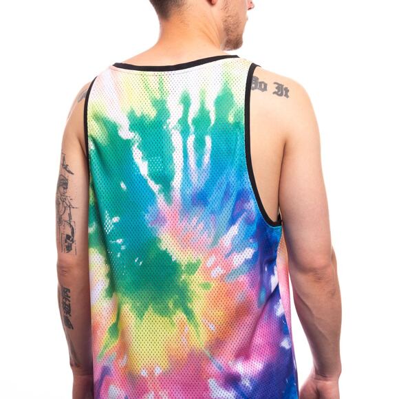 Tílko New Era Tie Dye Tanktop - Multicolor / Black