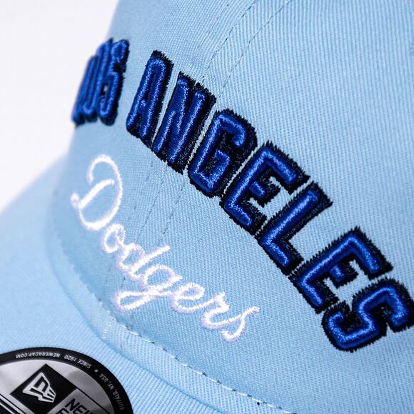 Kšiltovka New Era 9TWENTY MLB Wordmark Los Angeles Dodgers - Pastel Blue