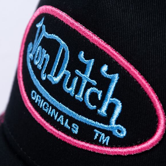 Kšiltovka Von Dutch Trucker Boston - Black/Pink