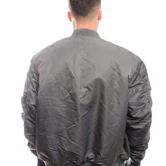 Bunda Karl Kani Small Signature Distressed Bomber Jacket anthracite