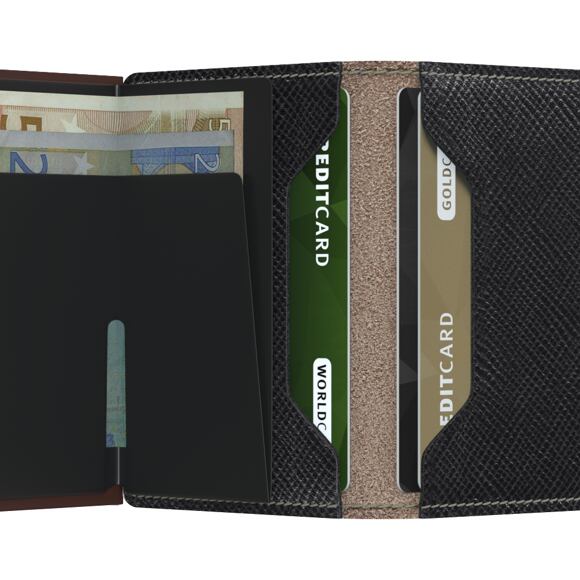 Secrid Slimwallet Saffiano Brown