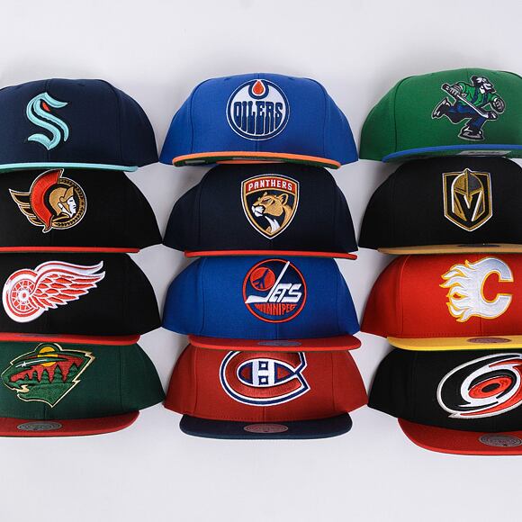 Kšiltovka Mitchell & Ness - Team 2 Tone 2.0 Snapback - Calgary Flames - Red/Gold