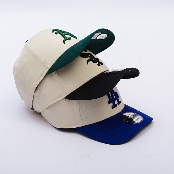 Kšiltovka New Era - MLB Color Block 9FORTY - LA Dodgers - Cream / Light Royal