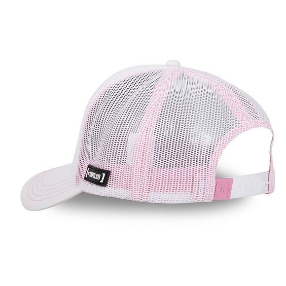 Kšiltovka Capslab - Trucker Barbie - White / Pink