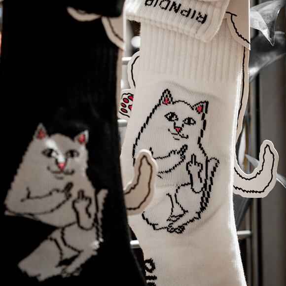 RIP N DIP Lord Nermal Socks RND2111 White