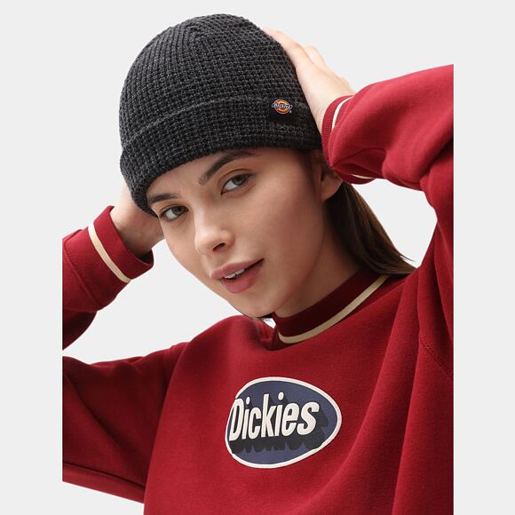 Dickies Woodworth Waffle Black Winter Beanie