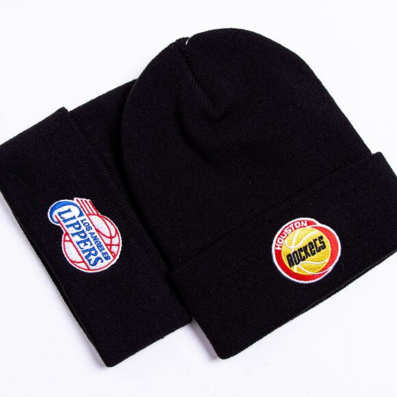 Mitchell & Ness Houston Rockets HWC Team Logo Cuff Knit Black Winter Beanie