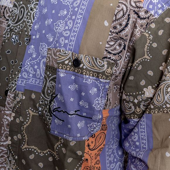 Karl Kani Chest Signature Paisley Shirt Multicolor