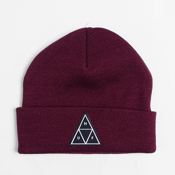 HUF Essentials Triple Triangle Beanie wine