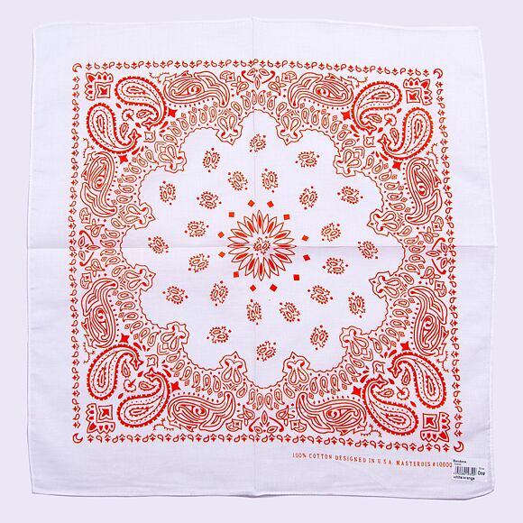 Urban Classics Bandana White/Orange