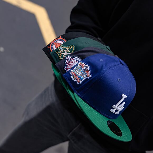 Kšiltovka New Era 59FIFTY MLB Team Color Detroit Tigers Cooperstown Black / White / Kelly Green