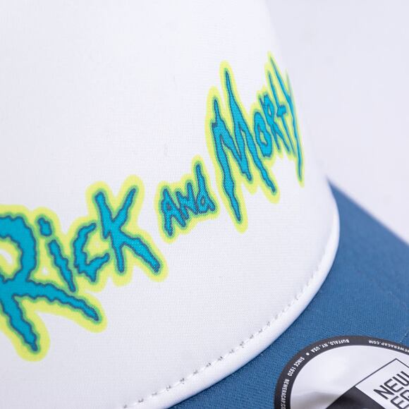 Kšiltovka New Era 9FORTY A-Frame Trucker Character Trucker Rick and Morty - Uniform Blue