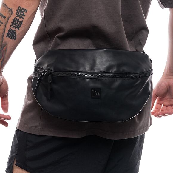 Ledvinka New Era Faux Leather Waist Bag - Black