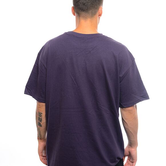 Triko Brandit Heavy Oversize Tee Purplenight