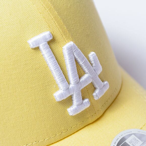 Dámská kšiltovka New Era - 9FORTY League Essential - LA Dodgers - Pastel Yellow / White