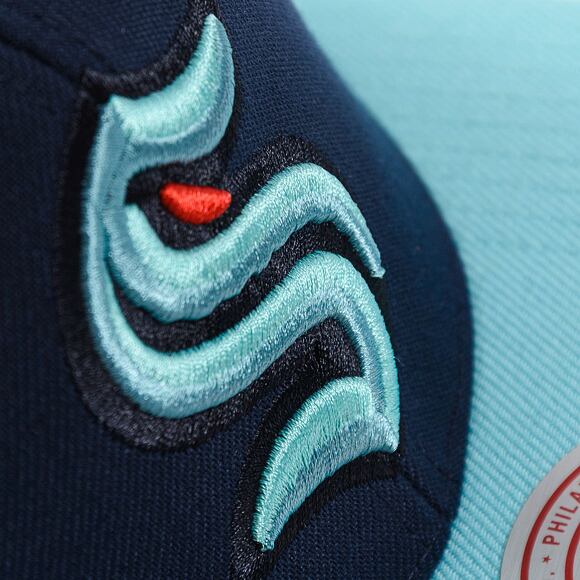 Kšiltovka Mitchell & Ness - Team 2 Tone 2.0 Snapback - Seattle Kraken - Navy/Light Blue