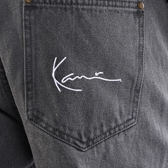 Džíny Karl Kani Small Signature Baggy Five Pocket Denim light grey