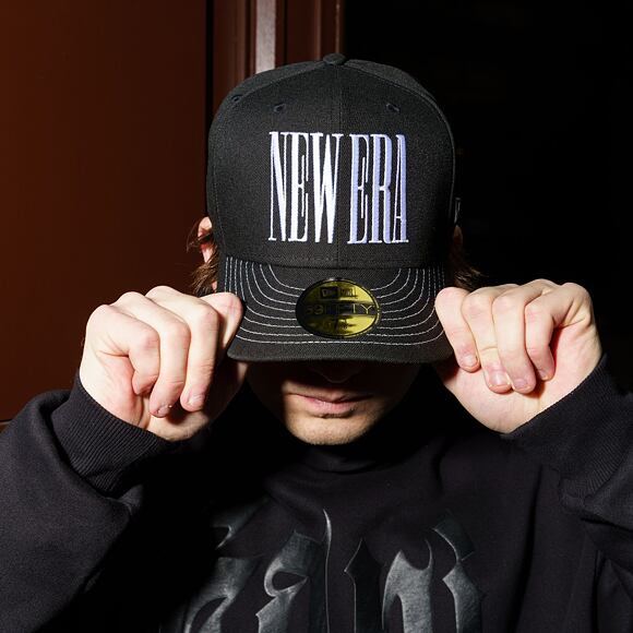 Kšiltovka New Era - Wordmark 59FIFTY - Black / White