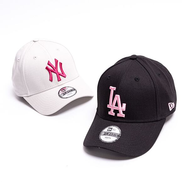 New Era 9FORTY Kids MLB Home League Essential Los Angeles Dodgers Strapback Black