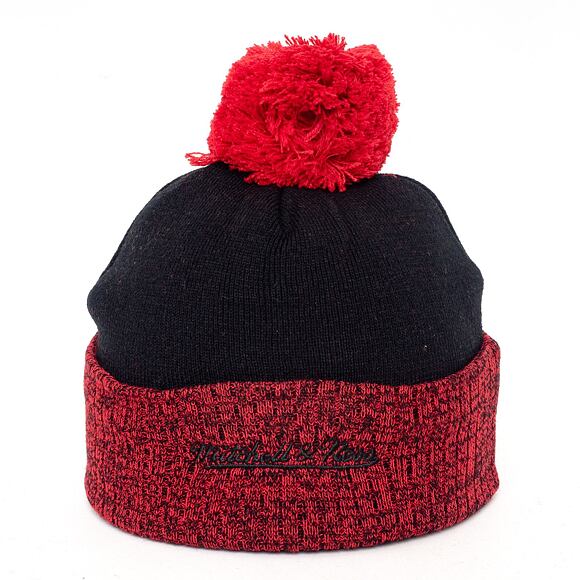 Mitchell & Ness Philadelphia 76ers Two Tone Pom Beanie HWC Black