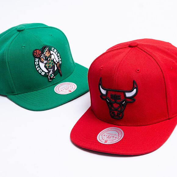 Mitchell & Ness Team Ground 2.0 Snapback Chicago Bulls Red Cap