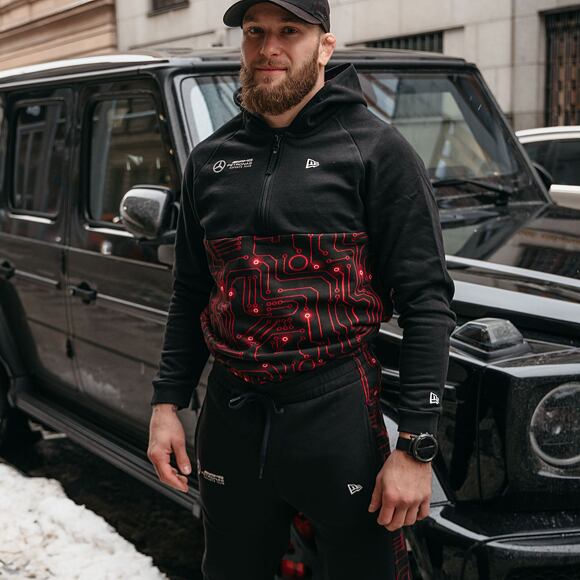 New Era Mercedes E-sports Motherboard Joggers Black Sweatpants