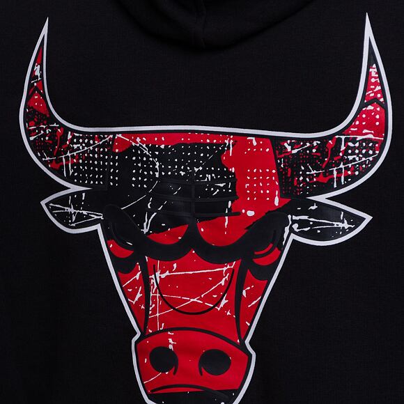 New Era Infill Team Logo Oversized Hoody Chicago Bulls Black / Red