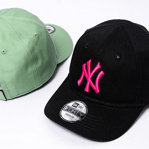 Dětská kšiltovka New Era 9FORTY Kids MLB League Essential New York Yankees - Green Fig