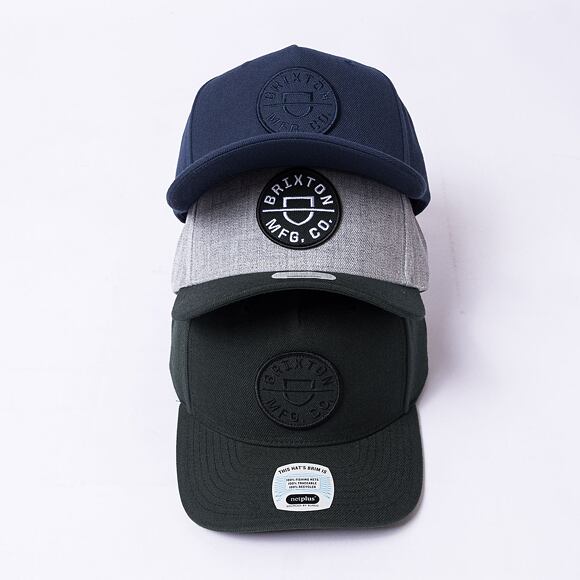 Kšiltovka Brixton Crest C MP Snapback - Washed Navy/Washed Navy