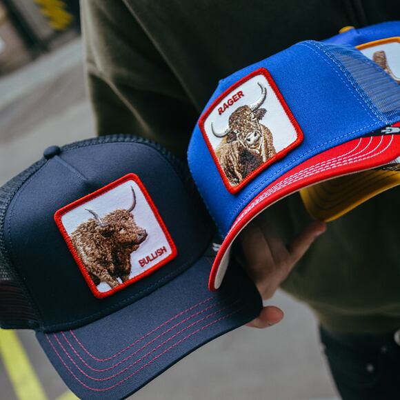 Kšiltovka Goorin Trucker - Bull Fan - Navy