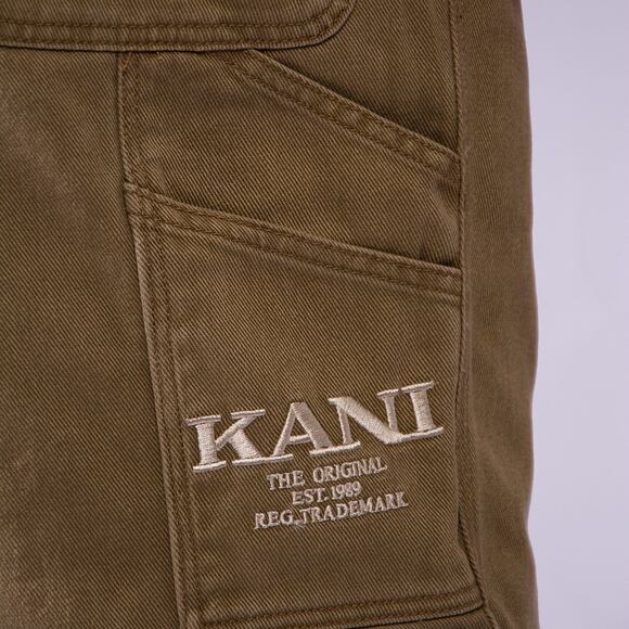 Kraťasy Karl Kani - Og Washed Carpenter Shorts - dark sand